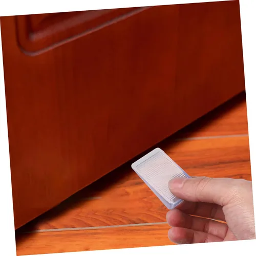 Vista 9 de STOBOK Cuñas de plástico para mesa, cuña de inodoro transparente, niveladoras de muebles, bloques ajustables, para bañera de hidromasaje