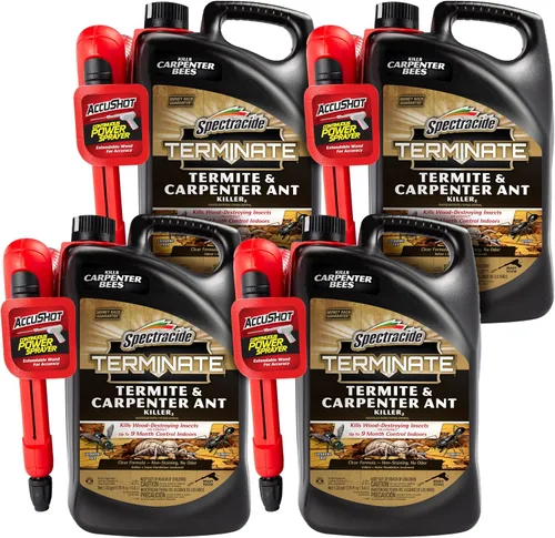Vista 11 de Spectracide Terminate - Concentrado para matar termitas y hormigas carpinteras, mata termitas, hormigas y hormigas carpinteras, 946 mL