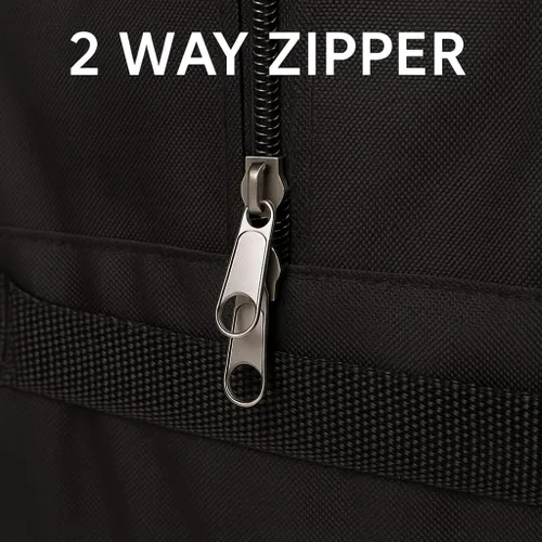 Vista 15 de Bolsa de viaje de carga cuadrada de 24 pulgadas Bolsa Maleta de Lona 50 Lb Cap equipaje Tote, Negro