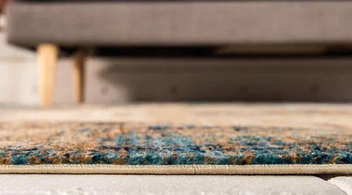 Vista 4 de Unique Loom Dorchester Collection - Alfombra rectangular de 4 pies 1 pulgada x 6 pies 1 pulgada, color beige y negro