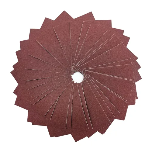 Vista 9 de 1/4 Hoja de papel de lija de 4.5 x 5.5 pulgadas, papel de lija húmedo y seco, 30 piezas de hojas de lija para lijadoras de palma, lijado manual