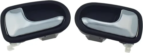 Vista 7 de Par de manijas de puerta interiores izquierda y derecha cromadas para Mazda Protege 626 Ford Activa Liata Tierra