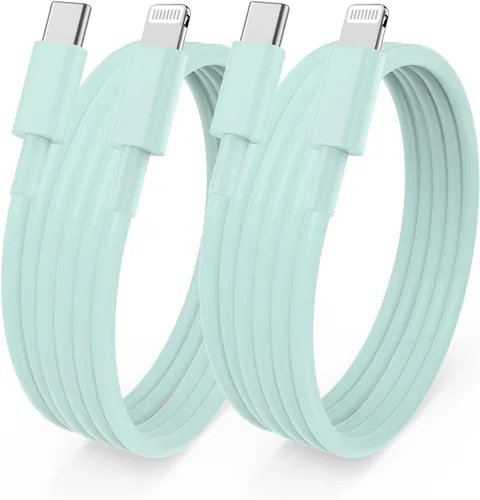 Vista 17 de Cable largo de carga rápida de 10 pies para iPhone 12, 13, 14, [certificado MFi de Apple], cable USB C a Lightning, puerto tipo C compatible