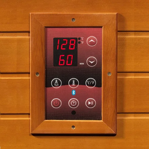 Vista 6 de 2021 Dynamic Barcelona DYN-6106-01 Sauna de infrarrojos lejanos con bajo EMF (menos de 8 MG) - Entrega lateral en la acera