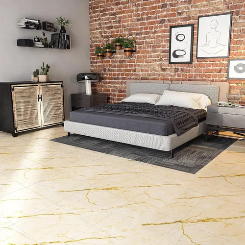 Vista 5 de CHICHOME Paquete de 6 azulejos de suelo impermeables de 12 x 12 pulgadas para despegar y pegar, azulejos de vinilo autoadhesivos extraíbles