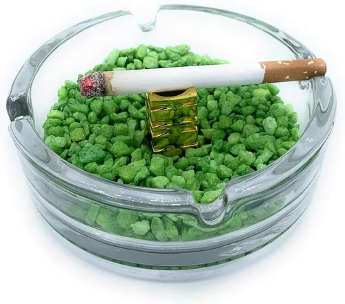 Vista 3 de Diseño de sangría de metal, extintores instantáneos de cigarrillos, paquete de 4 (dorado)