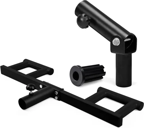 Vista 8 de Yes4All T-Bar Row Plate Post Insert Landmine Attachment – Fit 1" & 2” Olympic Bars – Full 360° Swivel & Easy to Install