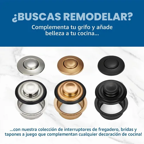 Vista 7 de Insinkerator STC-BIS Botón pulsador interruptor SinkTop, Color Bizcocho Biscuit