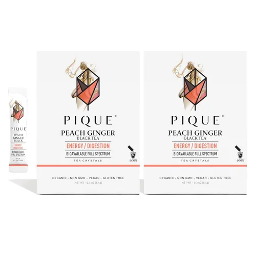 Vista 13 de Pique Cristales de té negro de bergamota – Apoya la digestión saludable y el metabolismo, té de ayuno con alto contenido de cafeína para energía