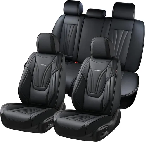 Vista 20 de Coverado - Fundas impermeables para asientos de coche, fundas delanteras para asientos de coche, 2 en 1, fundas protectoras para asientos de coche