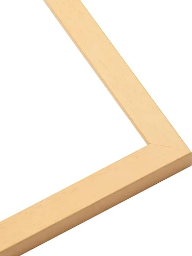 Vista 4 de Marco de fotos de madera real beige de 7 x 23 pulgadas de ancho de 0.75 pulgadas Profundidad del marco interior de 0.5 pulgadas Marco de fotos