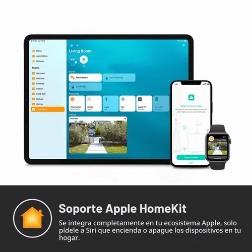 Vista 8 de Kasa Smart Enchufe inteligente, compatible con Matter, monitoreo de energía, diseño compacto, 15A/1800W máx., configuración súper fácil, funciona
