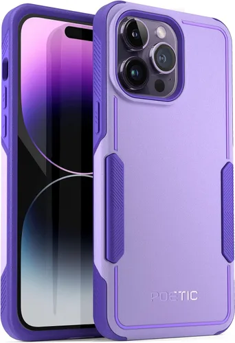 Vista 15 de Poetic Neon - Funda para iPhone 14 Pro Max, resistente de doble capa, delgada, a prueba de golpes, compatible con carga inalámbrica, antideslizante