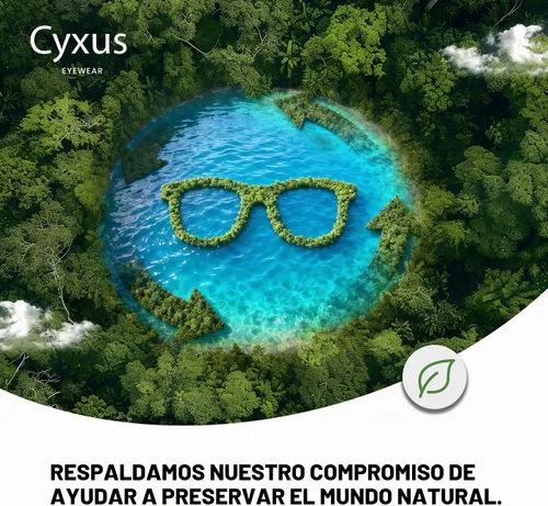 Vista 4 de Cyxus Blue Light Glasses for Men and Women, Retro Round Metal Frame 8702 10-dorado-8702T06-US