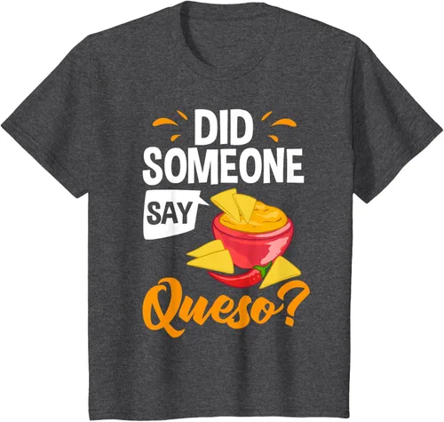 Vista 30 de Queso Dip Camiseta Chile con Queso Salsa Mexican Chips Chile con Queso, Negro