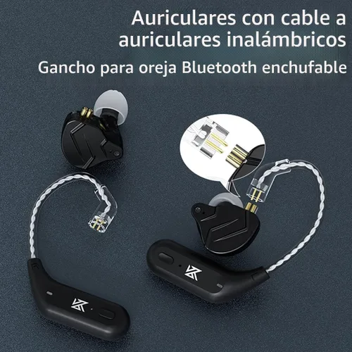 Vista 5 de Auriculares Bluetooth KZ ZSN PRO X, auriculares con monitor de oído