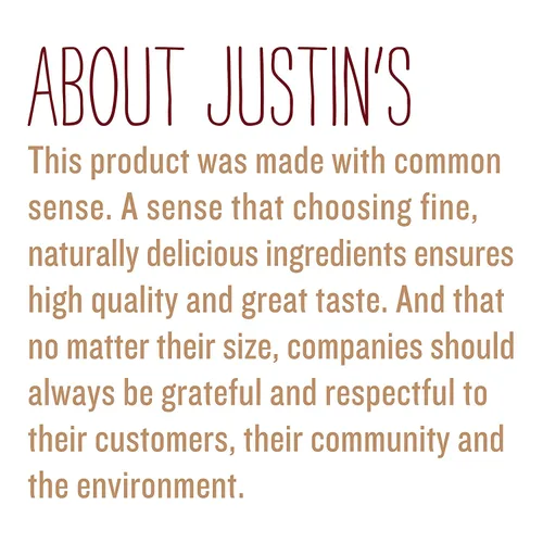 Vista 4 de Justin's Mantequilla de maní con miel, sin gluten, sin OMG, de origen responsable, tarro de 28 onzas (paquete de 6)