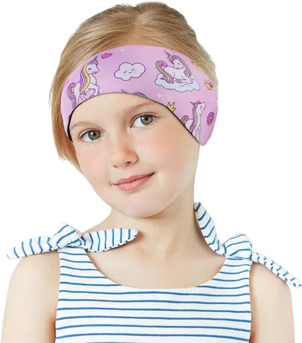 Vista 24 de MoKo Diadema de natación para niños y adultos, linda diadema Swinmmers para mantener el agua fuera, impermeable, banda de protección para los oídos