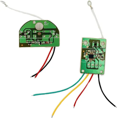 Vista 2 de Tablero de control remoto bidireccional de 27 MHZ, transmisor y receptor RC de juguete para automóvil, modelo de robot, accesorios para proyectos