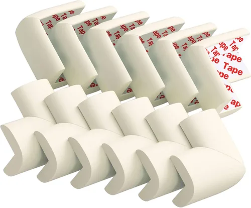 Vista 7 de Paquete de 12 protectores de esquinas suaves para bordes y esquinas a Gris