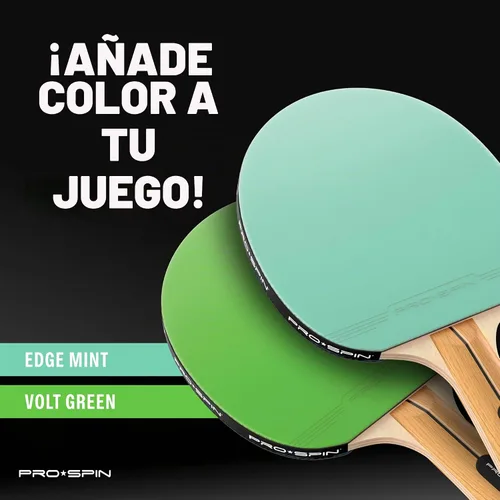 Vista 6 de PRO-SPIN Palas de Ping Pong - Set de alto rendimiento con raquetas de tenis de mesa premium, pelotas de ping pong de 3 estrellas, estuche