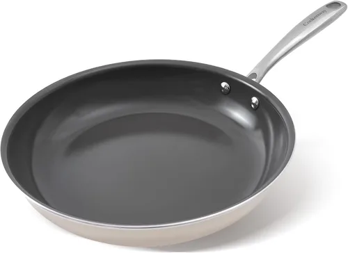 Vista 10 de Sartén Antiadherente de Cerámica: Sartén para Huevos de 8 Pulgadas Libre de PFOA, PTFE y PFAS