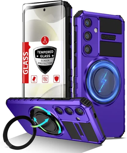 Vista 68 de Funda magnética para Samsung Galaxy Note 20 Ultra compatible con carga inalámbrica MagSafe, con 1 protector de pantalla, anillo de soporte integrado