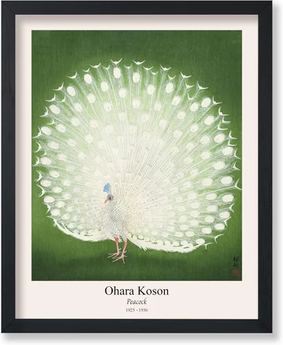 Vista 28 de Poster Master Vintage Ohara Koson Poster - Retro Blooming Lotus Flowers Print - Japanese Art - Flower Illustration - Aesthetic Design - Floral