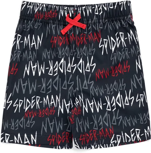 Vista 4 de Marvel Conjunto de camiseta de cosplay y pantalones cortos de malla de Spider-Man para niños pequeños y grandes