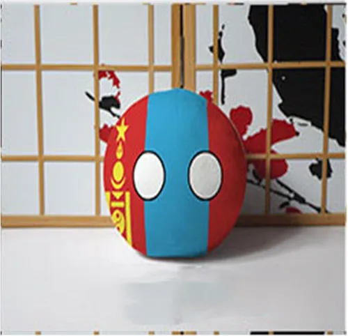 Vista 18 de Polandball Countryballs Muñeco de peluche Ucrania España Hungría Portugal Rumanía Grecia Austria México Polonia Ball (15,3.8 pulgadas)