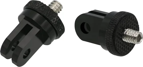 Vista 9 de Soporte de cámara de aluminio con rotación de 360 grados, montaje de adaptador ajustable de tornillo de 1/4, compatible con GoPro Hero