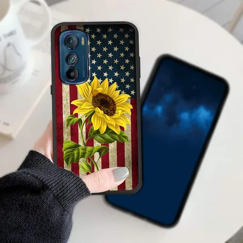 Vista 6 de Funda de silicona líquida para Motorola Moto Edge 2022, Moto Edge 2022 de 6.6 pulgadas, ligera, a prueba de golpes, antiarañazos, para Moto Edge 5G