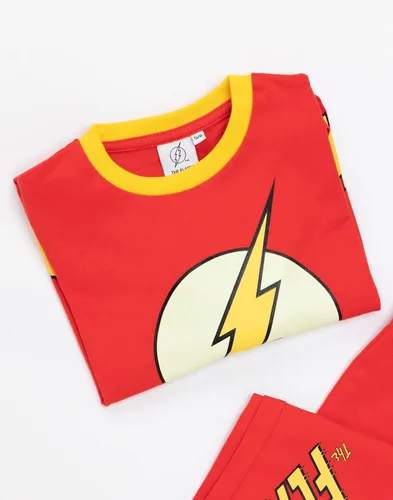 Vista 4 de DC Comics The Flash Pyjamas Boys Kids Glow In The Dark Costume Pjs