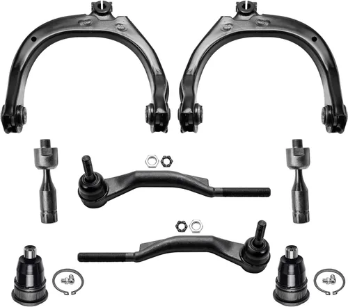 Vista 182 de Detroit Axle - Kit de brazos de control de extremo de 8 piezas para Toyota 2001-2003 Highlander 2002-2003 Camry Lexus ES300, 2 conjuntos de brazos