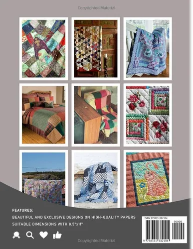 Vista 2 de Patchwork Place Quilt Photography Book Picture Book Of Cozy Quilts Designs With 40 Exclusive Photos Gifts For Anyone To Love And Enjoy