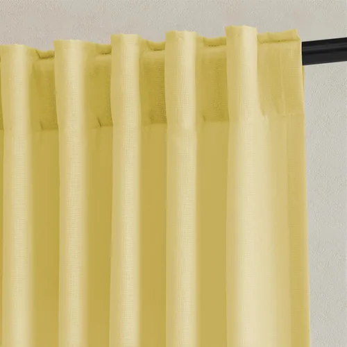 Vista 10 de Hokibero Cortinas de lino natural de 96 pulgadas de largo para sala