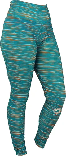 Vista 16 de Zubaz NFL Mallas para mujer de longitud completa de cintura alta básica 1.0