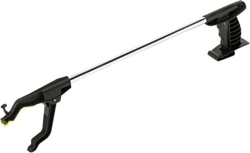 Vista 2 de Cubii Health Handi-Reacher, largo - 30 pulgadas, ligero, giratorio, fácil de usar, práctico agarrador de gatillo, creado para personas con fuerza