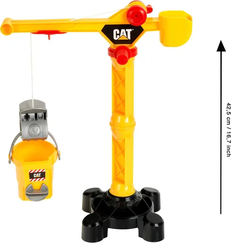 Vista 5 de Klein Juego de construcción CAT Caterpillar - Grúa de 17 pulgadas y 3