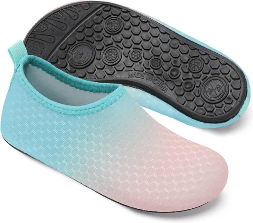 Vista 2 de Joinfree - Zapatos acuáticos de natación para niños y niñas, calcetines acuáticos de secado rápido, zapatos con sensación de pies descalzos
