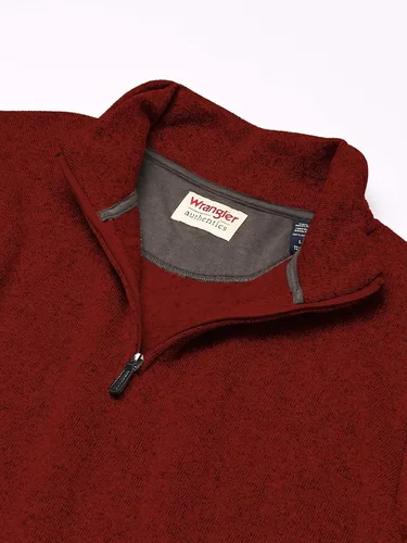 Vista 6 de Wrangler Authentics - Sudadera para hombre (forro polar, cierre de cremallera)