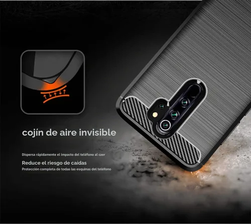 Vista 4 de Asuwish Funda de teléfono para Xiaomi Redmi Note 8 Pro con protector de pantalla de vidrio templado y accesorios para celulares, silicona TPU suave