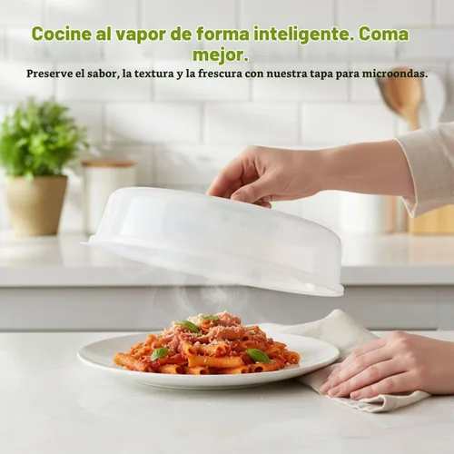 Vista 8 de Flexzion Juego de 5 fundas para platos de microondas, sin BPA, con ventilación de vapor ajustable, aptas para lavavajillas, cubiertas de plástico