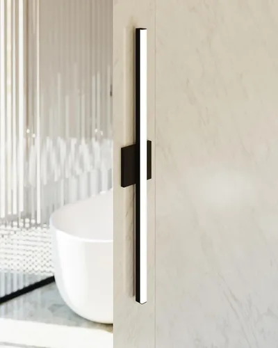 Vista 6 de Sonneman Modern Lighting 2769.25 Stix - Lámpara LED lineal para tocador de pared o techo para baño o dormitorio, se instala horizontal o vertical