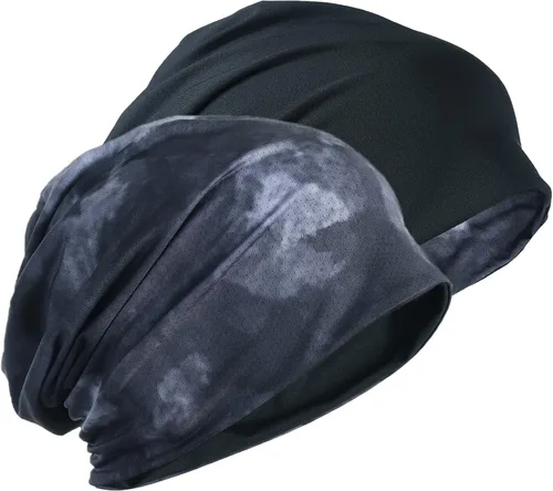 Vista 8 de FORBUSITE Gorro ligero reversible para hombres y mujeres, para correr, absorbe el sudor y se seca rápido B092dh-azul