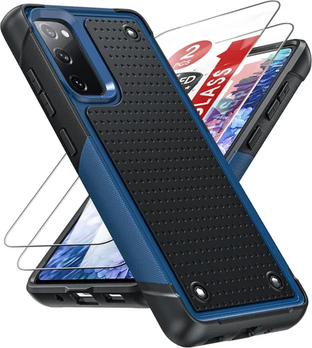 Vista 61 de LeYi Funda para Galaxy S21 FE-5G: Funda Samsung S21 FE con protector de pantalla, doble capa protectora de policarbonato duro y TPU suave Android