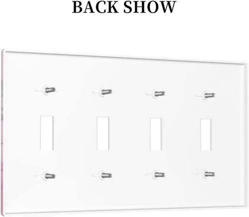 Vista 149 de Placa de Interruptor de Luz Azul de 1 Gang, Placa de Pared Decorativa de Palanca Individual, Cubierta de Placa de Pared de Palanca, Placa Frontal