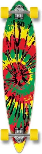 Vista 9 de Yocaher Patinetas completas Pintail Longboard con cinta de agarre premium, camión de aluminio, rodamientos ABEC-9, ruedas de patineta de 2.81