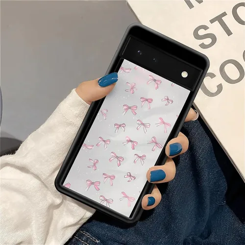 Vista 230 de Compatible con Google Pixel 4A 5G Mobile Case Creative Acrylic Panel trasero Silicona Protección Grip especialmente diseñado para Google Pixel 4A 5G