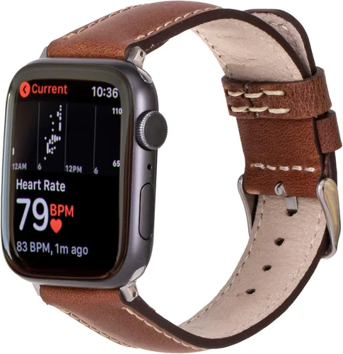 Vista 11 de HARDISTON Correas de reloj compatibles con Apple de 1.496 in, 1.575 in, 1.614 in, 1.654 in, 1.732 in, 1.772 in, 1.772 in, para hombres y mujeres